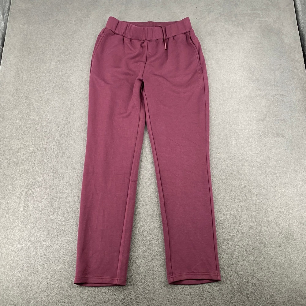 Bucked Up Mens Burgundy Activewear Jogger Pants Size M Viscose Blend 7592